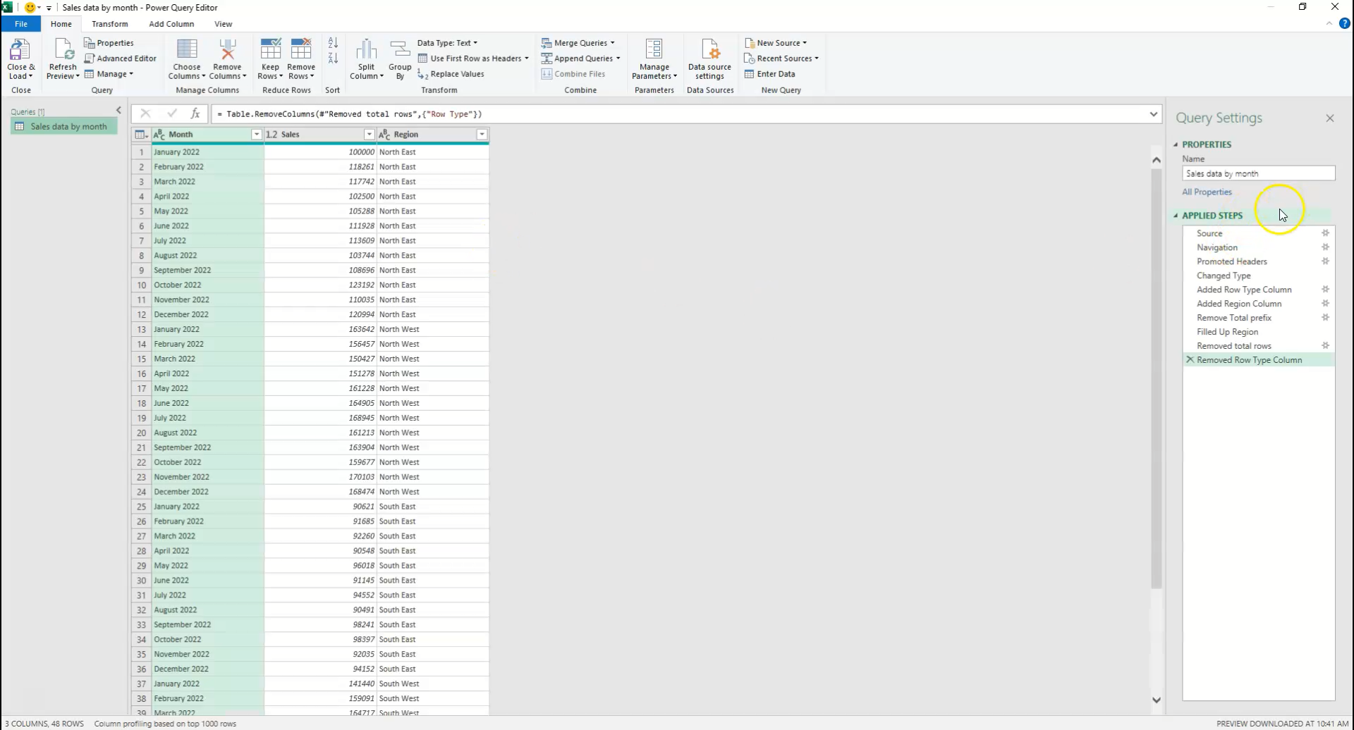 Alt Text: The final clean dataset ready for analysis